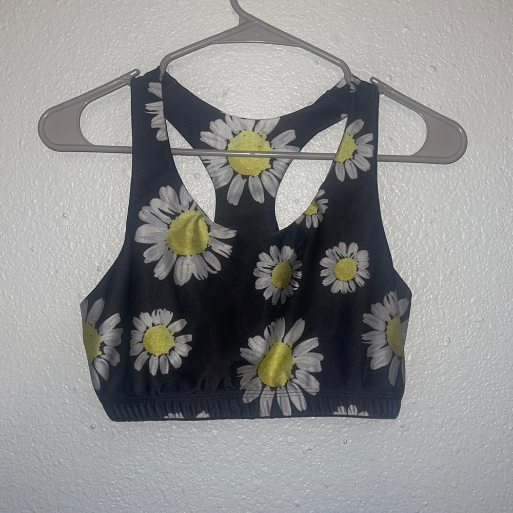 Women’s Daisy Flower Sports Bra